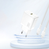 Ładowarka sieciowa PD20W GaN USB-C - biała
