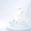 Ładowarka sieciowa PD20W GaN USB-C - biała