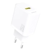 Ładowarka sieciowa GaN 25W USB-A - biała