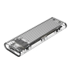 Kieszeń obudowa na dysk TCM2-C3 M.2 NVME na USB-C 10Gb/s - szaro-przezroczysta