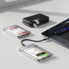Kieszeń obudowa na dysk TX25C3 2.5'' HDD / SSD USB-C 5Gb/s - przezroczysta