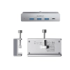 Hub MH4PC montowany na zacisk USB-C / USB-A USB-C - srebrny