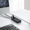 Hub CT2U3-10AB z włącznikami 10x USB-A - czarny
