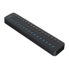 Hub CT2U3-16AB z włącznikami 16x USB-A - czarny