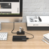 Hub rozdzielacz W5P-U2-030 4x USB-A 30cm - czarny