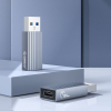 Adapter AH-AC10 przejściówka USB-C na USB-A - szary