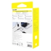 3w1 Kabel przewód Flash Series 3 100W USB-C - 2x USB-C iPhone Lightning 1.5m - czarny