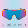 Okulary rowerowe z polaryzacją i foltrem UV 400 - fioletowe