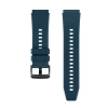Pasek silikonowy do zegarka Huawei Watch GT 2/3/4/2 Pro/3 Pro/4 Pro/GT 2e 46mm - ciemnozielony