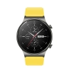 Pasek silikonowy do zegarka Huawei Watch GT 2/3/4/2 Pro/3 Pro/4 Pro/GT 2e 46mm - żółty
