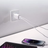 Ładowarka sieciowa Power Delivery USB-A USB-C 20W - biała