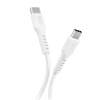 Kabel przewód USB-C PD 25W 1 m - biały