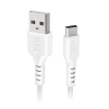 Kabel przewód USB-A - USB-C 1.5m - biały