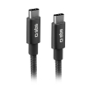 Kabel przewód USB-C Power Delivery 25W 1.5m - szary