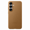 Etui plecki z ekoskóry Samsung KindSuit Case do Samsung Galaxy S25 - złote