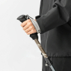Kijki trekkingowe nordic walking aluminiowe 110 - 130 cm - brązowe