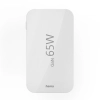 Ładowarka sieciowa składana GaN USB-C USB-A 65W - biała