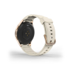 Smartwatch Hama 8900 GPS AMOLED 1.32'' z beżowym paskiem silikonowym - złoty