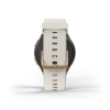 Smartwatch Hama 8900 GPS AMOLED 1.32'' z beżowym paskiem silikonowym - złoty