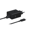 Ładowarka sieciowa Samsung USB-C 50W z kablem USB-C - czarna