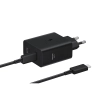 Ładowarka sieciowa Samsung USB-C 50W z kablem USB-C - czarna