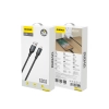 Kabel przewód USB-A - iPhone Lightning w oplocie 3A 30W 1.2m - czarny