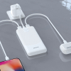 Powerbank K10 10000mAh USB-A 2.4A - biały