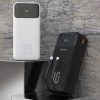 Powerbank 30000mAh z wbudowanymi kablami PD 22.5W - czarny