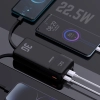 Powerbank 30000mAh z wbudowanymi kablami PD 22.5W - czarny