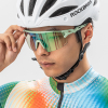 Okulary rowerowe fotochromowe z filtrem UV i wkładką korekcyjną - białe