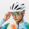 Okulary rowerowe fotochromowe z filtrem UV i wkładką korekcyjną - białe