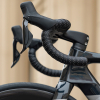 Owijka na kierownicę rowerową silikonowa perforowana - czarna