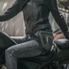 Torba motocyklowa saszetka na nogę udo pas ramię - czarna