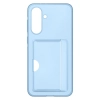 Etui Samsung Card Slot Case z kieszenią na karty na Samsung Galaxy A56 5G - niebieskie
