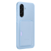 Etui Samsung Card Slot Case z kieszenią na karty na Samsung Galaxy A36 5G - niebieskie