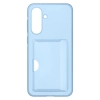 Etui Samsung Card Slot Case z kieszenią na karty na Samsung Galaxy A36 5G - niebieskie