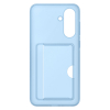 Etui Samsung Card Slot Case z kieszenią na karty na Samsung Galaxy A36 5G - niebieskie