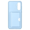 Etui Samsung Card Slot Case z kieszenią na karty na Samsung Galaxy A36 5G - niebieskie
