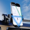 Uchwyt samochodowy na smartfona F2N na kratkę nawiewu 360 stopni - czarny