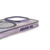 Etui ochronne na Samsung Galaxy S24 FE Glitter Case MagSafe - fioletowe z brokatem