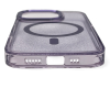 Etui ochronne na Samsung Galaxy S24 FE Glitter Case MagSafe - fioletowe z brokatem