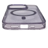 Etui ochronne na Samsung Galaxy S24 FE Glitter Case MagSafe - fioletowe z brokatem