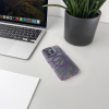 Etui ochronne na Samsung Galaxy S24 FE Glitter Case MagSafe - fioletowe z brokatem