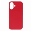 Etui pokrowiec na Samsung Galaxy S24 FE Liquid Silicone Case MagSafe - czerwone