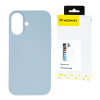 Silikonowe etui na Samsung Galaxy S24 FE Silicone Case MagSafe - niebieskie