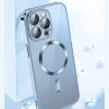 Etui pokrowiec na Samsung Galaxy S24 FE Electroplated Magsafe - różowe
