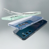 Etui na Samsung Galaxy S25 Liquid Crystal - brokatowo przezroczyste