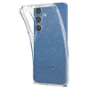 Etui na Samsung Galaxy S25 Liquid Crystal - brokatowo przezroczyste