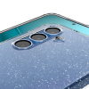 Etui na Samsung Galaxy S25 Liquid Crystal - brokatowo przezroczyste