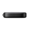 Powerbank 10000mAh z wbudowanym kablem 22.5 iPhone Lightning USB-C 0.25 cm - czarny